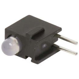 10 pcs - Bivar H100CBC, Green & Red Right Angle PCB LED Indicator, 2 LEDs, Through Hole 2.6 V