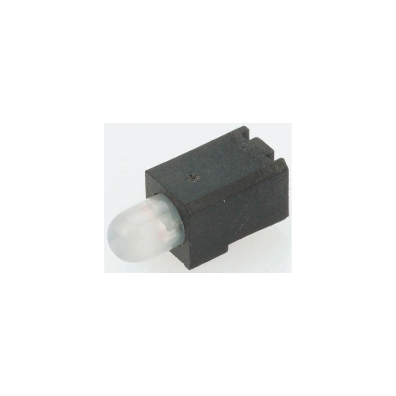 10 pcs - Kingbright L-1387QMP/1EGW, Green & Red Right Angle PCB LED Indicator, Surface Mount 2.5 V