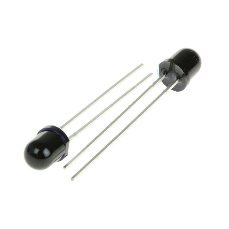 10 pcs - SFH 314 FA-2/3 ams OSRAM, 80 ° IR Phototransistor, Through Hole 2-Pin 5mm (T-1 3/4) package