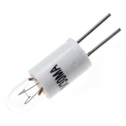 10 pcs - RS PRO Bi-Pin Indicator Light, Clear, 12 V, 30 mA, 3000h