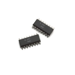 10 pcs - Broadcom, ACPL-247-560E DC Input Transistor Output Quad Optocoupler, Surface Mount, 16-Pin SO