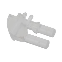 10 pcs - 515-1094F Dialight, PCB Mounted 2-Way Right Angle LED Light Pipe, Bi-Level-Row Clear Round Lens