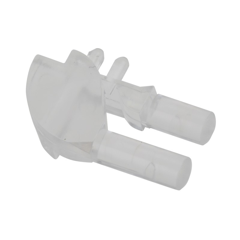 10 pcs - 515-1094F Dialight, PCB Mounted 2-Way Right Angle LED Light Pipe, Bi-Level-Row Clear Round Lens