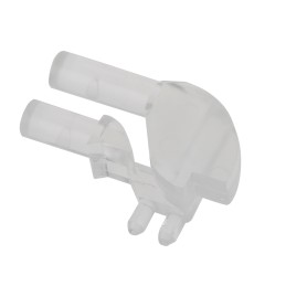 10 pcs - 515-1094F Dialight, PCB Mounted 2-Way Right Angle LED Light Pipe, Bi-Level-Row Clear Round Lens