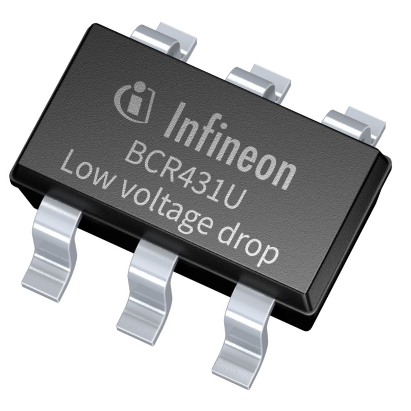 10 pcs - Infineon BCR431UXTSA1 LED Driver IC, 6 - 42 V 60μA