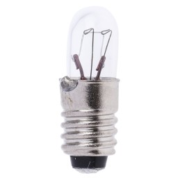 10 pcs - RS PRO E5 Indicator Light, Clear, 24 V, 40 mA, 7000h