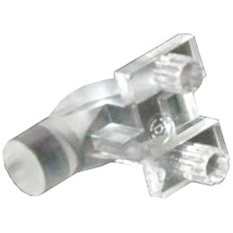 10 pcs - 515-1011F Dialight, PCB Mounted Right Angle LED Light Pipe, Clear Round Lens