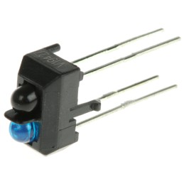 10 pcs - TCRT5000L Vishay, Through Hole Reflective Optical Sensor, Transistor Output 2, Leaded package