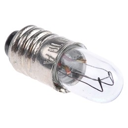 10 pcs - RS PRO E5 Indicator Light, Clear, 28 V, 40 mA, 5000h