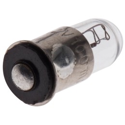 10 pcs - RS PRO Midget Flange Indicator Light, Clear, 12 V, 100 mA, 5000h