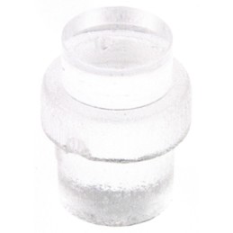 10 pcs - PLP1-100-F Bivar, Panel Mount LED Light Pipe, Clear Flat Lens