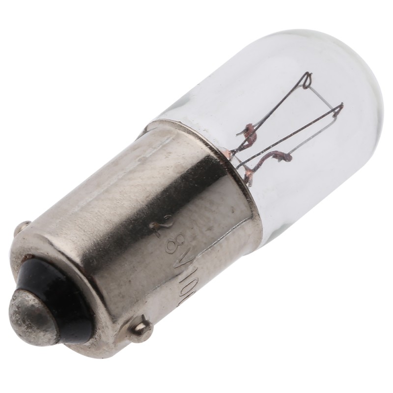 10 pcs - Orbitec BA9s Indicator Light, Clear, 28 V, 100 mA, 1000h