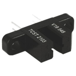 10 pcs - TCST2202 Vishay, Through Hole Slotted Optical Switch, Phototransistor Output