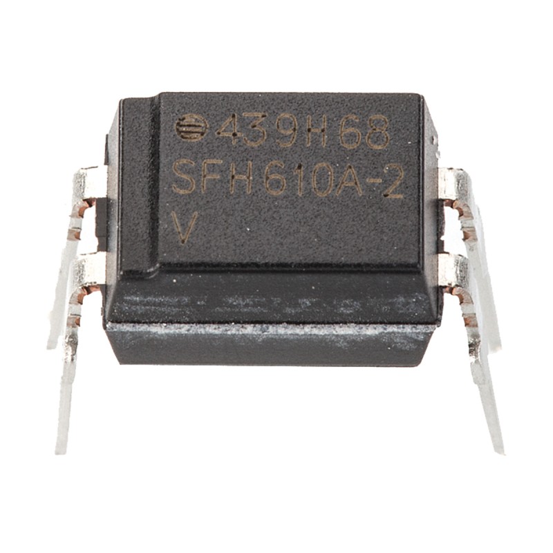 10 pcs - Vishay, SFH610A-2 DC Input Transistor Output Optocoupler, Through Hole, 4-Pin PDIP