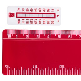 10 pcs - RS PRO Non-Reversible Temperature Sensitive Label, 40°C to 71°C, 9 Levels