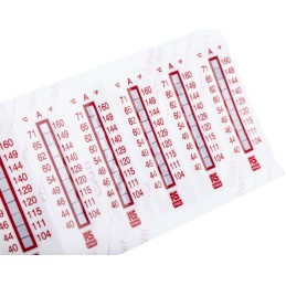 10 pcs - RS PRO Non-Reversible Temperature Sensitive Label, 40°C to 71°C, 9 Levels