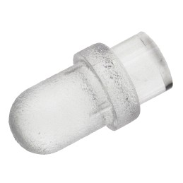 10 pcs - PLP1-125 Bivar, Panel Mount LED Light Pipe, Clear Dome Lens