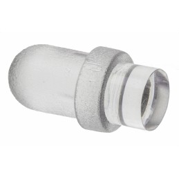 10 pcs - PLP1-125 Bivar, Panel Mount LED Light Pipe, Clear Dome Lens