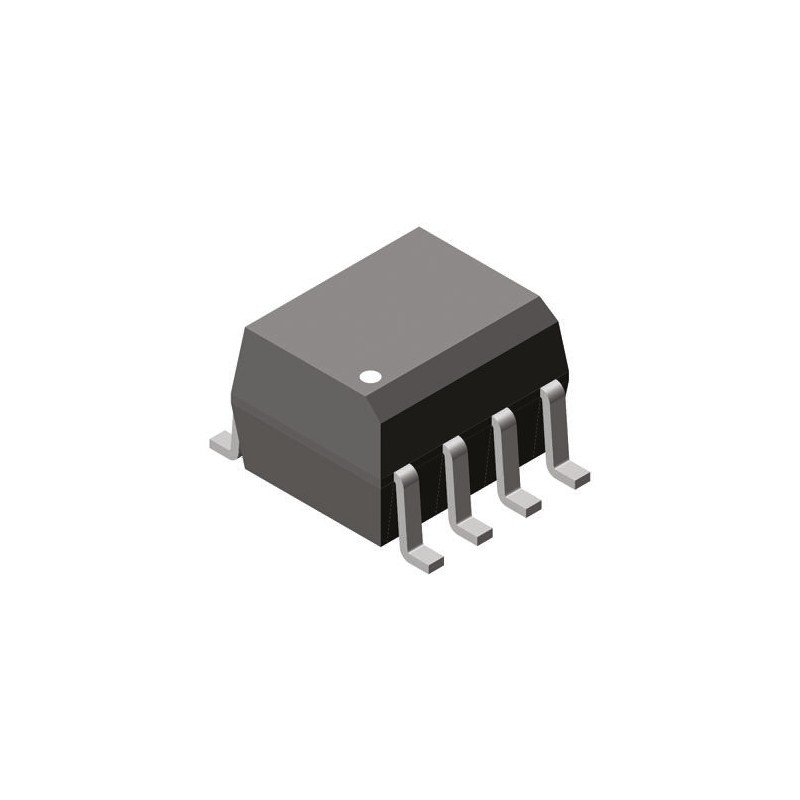 10 pcs - Vishay, VOD205T DC Input Transistor Output Dual Optocoupler, Surface Mount, 8-Pin SOIC