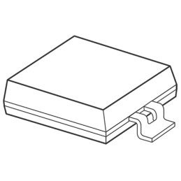 10 pcs - onsemi, QSB34CGR IR Si Photodiode, Surface Mount PLCC 2L