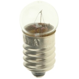 10 pcs - RS PRO E10 Indicator Light, Clear, 12 V, 95 mA, 5000h