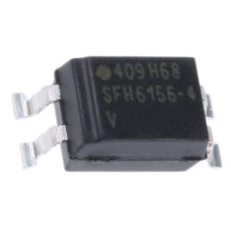 10 pcs - Vishay, SFH6156-4T DC Input Transistor Output Optocoupler, Surface Mount, 4-Pin SMD