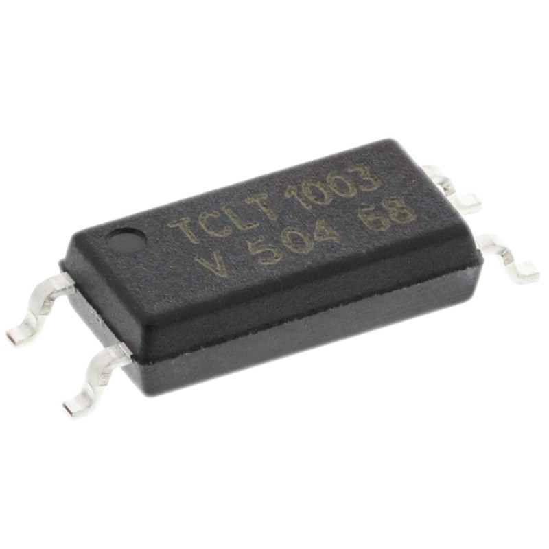 10 pcs - Vishay, TCLT1003 DC Input Transistor Output Optocoupler, Surface Mount, 4-Pin SOP