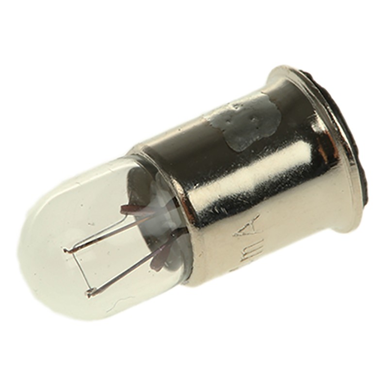 10 pcs - RS PRO Midget Flange Indicator Light, Clear, 28 V, 24 mA, 4000h