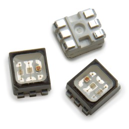 10 pcs - Broadcom RGB LED PLCC SMD, ASMT-YTC7-0AA02