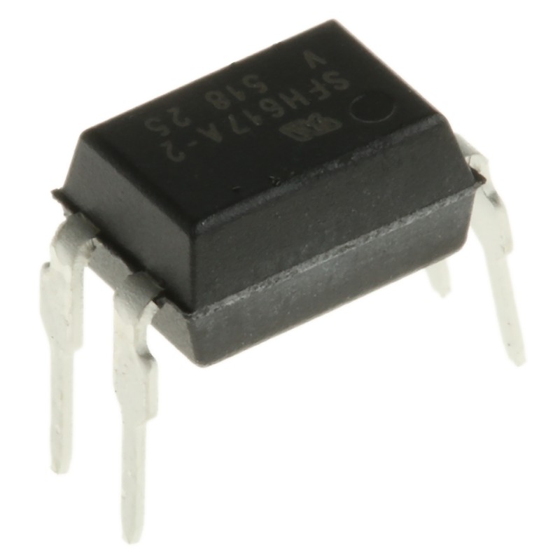 10 pcs - Vishay, SFH617A-2 DC Input Transistor Output Optocoupler, Through Hole, 4-Pin PDIP
