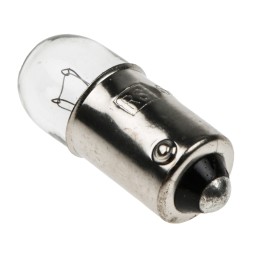 10 pcs - RS PRO BA9s Indicator Light, Clear, 60 V, 33 mA, 3000h