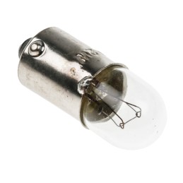 10 pcs - RS PRO BA9s Indicator Light, Clear, 60 V, 33 mA, 3000h