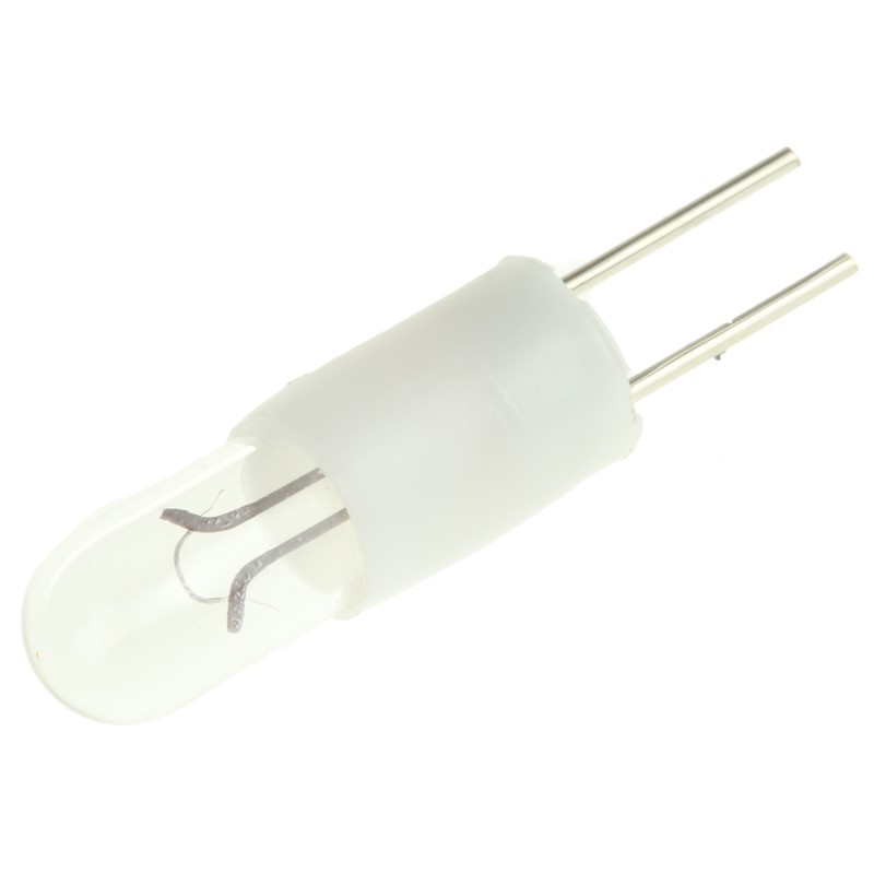 10 pcs - CML Innovative Technologies Bi-Pin Indicator Light, Clear, 6 V, 60 mA, 3000h