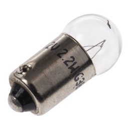 10 pcs - RS PRO BA9s Indicator Light, Clear, 12 V, 183 mA, 4000h