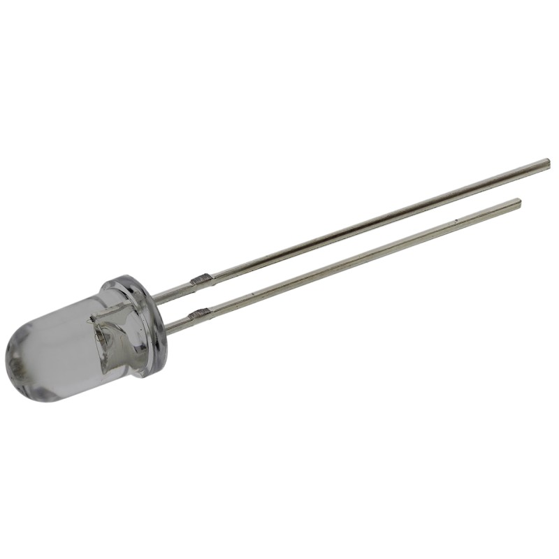 2 pcs - UV5TZ-395-15 Bivar, UV LED, 395nm 40mW 15 °, 2-Pin Through Hole package