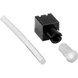 2 pcs - 1316.7001 MENTOR, PCB Mounted Flexible LED Light Pipe, Clear Round Lens