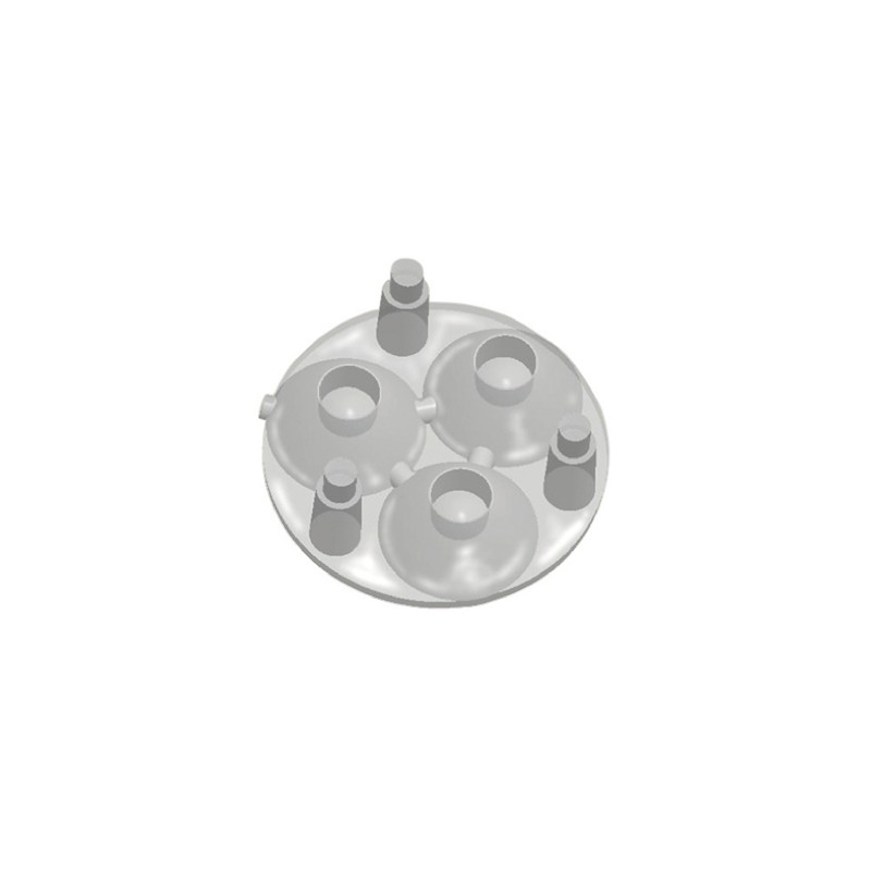 2 pcs - Carclo 10508 3-Way LED Lens, 22 ° Medium Angle, Spot Beam