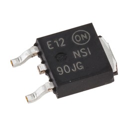 2 pcs - onsemi NSI45090JDT4G LED Driver IC, 45 V 90 - 160mA 3-Pin DPAK