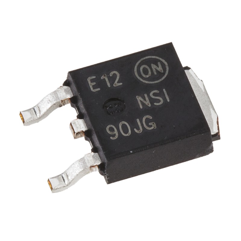 2 pcs - onsemi NSI45090JDT4G LED Driver IC, 45 V 90 - 160mA 3-Pin DPAK