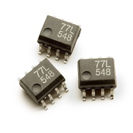 2 pcs - Broadcom, ACPL-077L-500E CMOS Output Optocoupler, Surface Mount, 8-Pin SO