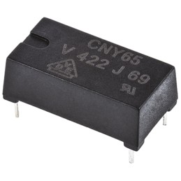 2 pcs - Vishay, CNY65 DC Input Transistor Output Optocoupler, Through Hole, 4-Pin PDIP