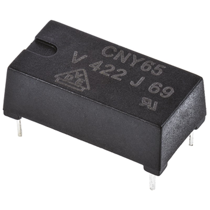 2 pcs - Vishay, CNY65 DC Input Transistor Output Optocoupler, Through Hole, 4-Pin PDIP