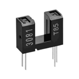 2 pcs - EE-SX4081 Omron, Through Hole Slotted Optical Switch