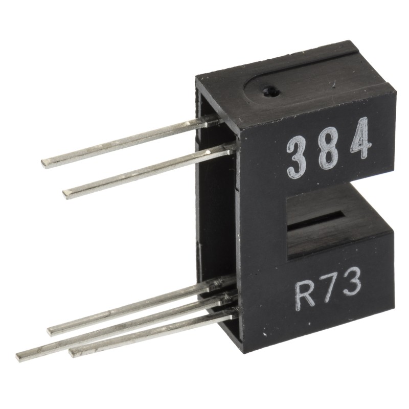 2 pcs - EE-SX384 Omron, Through Hole Slotted Optical Switch, Phototransistor Output