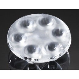 2 pcs - Ledil C11806_ANNA-40-6-M, Anna Series 6-Way LED Lens, 25 ° Medium Beam