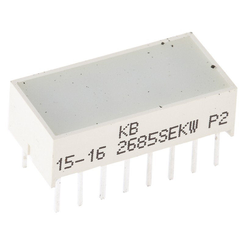 2 pcs - KB-2685SEKW Kingbright Light Bar LED Display, Orange 380 mcd