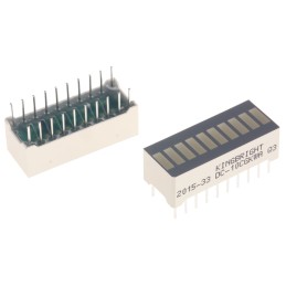 2 pcs - DC-10CGKWA Kingbright Light Bar LED Display, Green