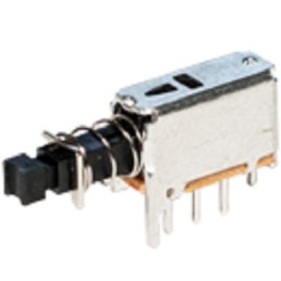 2 pcs - C & K PN0 Series Push Button Switch, On-(On), Through Hole, DPDT, White LED, 30V