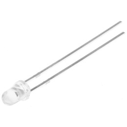 2 pcs - UV3TZ-390-30 Bivar, UV LED, 390nm 40mW 30 °, 2-Pin Through Hole package