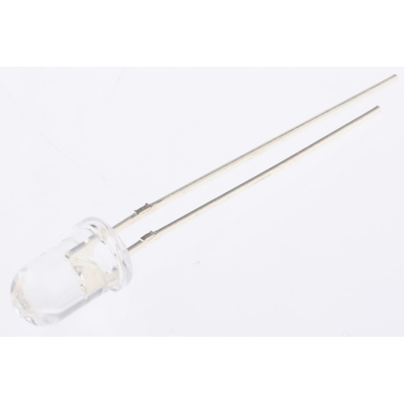 2 pcs - UV5TZ-395-30 Bivar, UV LED, 395nm 40mW 30 °, 2-Pin Through Hole package